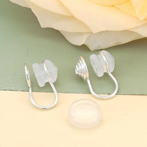 Clip On Converter Kit-Versatile Tool for Converting Pierced Earrings to Clip-Ons, Including Hypoallergenic Ear Clips afbeelding 7