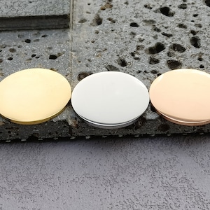 Round Disc Tags Without Holes Stamping Blank|304 Stainless Steel Stamping Blanks|Highly Polished Shiny|Stamping Blanks Charms