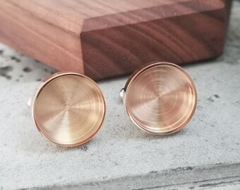 Handcrafted Cufflinks Base with Resin DIY Craft Material - Upgrade Your Style with High Quality Titanium Steel Mirror Polished Blanks