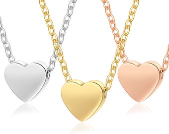 Heart Engravable Pendant With 45cm chain,Coin Stamping Blanks Disc Tags Plate Pendant for Necklace,Personalized disc,Blank disc necklace