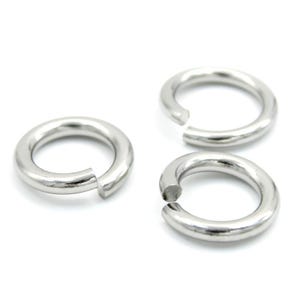 304 stainless steel jump rings,Silver Jump Rings Wholesale,Jewelry Findings Supplies for Jewelry Making