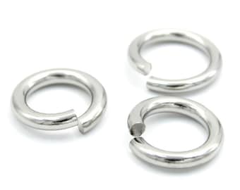304 stainless steel jump rings,Silver Jump Rings Wholesale,Jewelry Findings Supplies for Jewelry Making