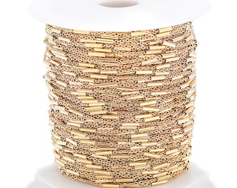 18K Gold Plated Stainless Steel Cable Chain | Pendant Necklace Chain