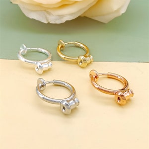 Invisible Earring Converter -Change Pierced Earrings to Clip Ons without Damaging Jewelry, Easy and Effortless
