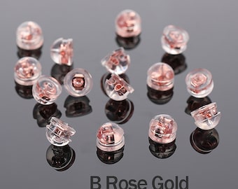 18K Plated Earring Backs | Stoppers Ear Nuts, DIY Accessories
