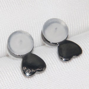 925 Sterling Silver Stoppers Ear Nuts|Earring Back Stoppers|Earring Component Findings|18K plating Clutch Earring Backs