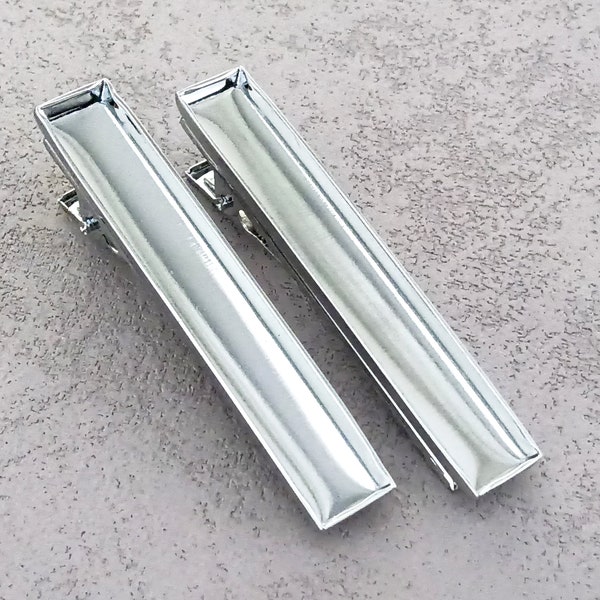 High quality pure copper rectangular clip base|Hairpin base|Wedding hairpin making|Laser welding is strong and durable