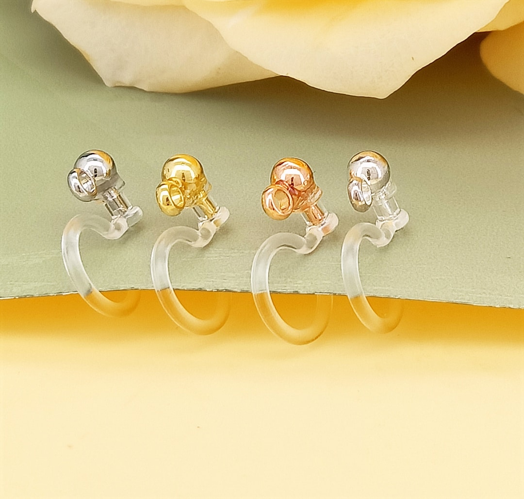 U Type Resin Invisible and Painless Earring Converterchange Earring