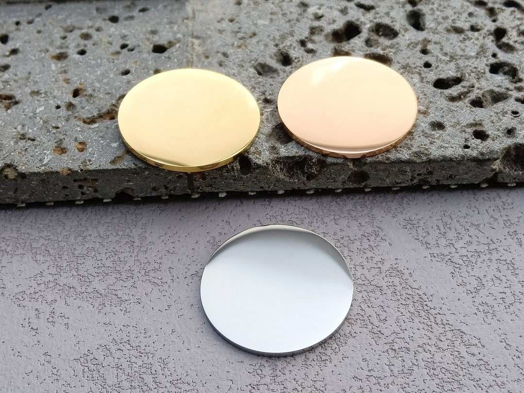 30mm Round Disc Tags Without Holes Stamping Blank|304 Stainless Steel ...