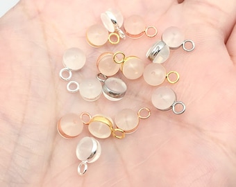 18K Plated Earring Backs | Stainless Steel, Silicone Stoppers