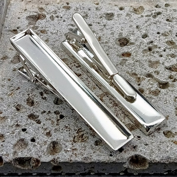 tie clips silver,Tie Clip Bezel|pure copper Tie Tack|18K Vacuum plating Tie Clips Men|Tie Bar Clip|Tie Pin|Pin Backing|Tie clips blank