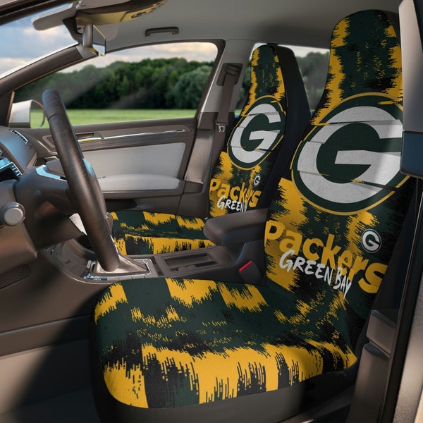 Green Bay Packer Seat Covers Etsy