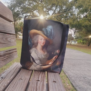 Marie Antoinette in a Muslin dress (1783) Tote Bag