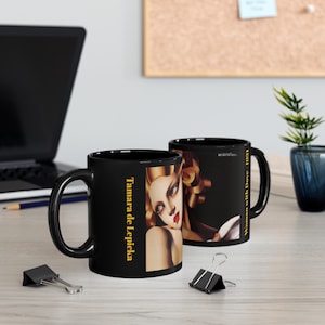 Tamara de Lempicka - Woman with Dove (1931) Black Mug 11oz