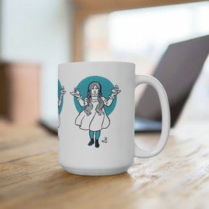 Dorothy Gale with silver shoes Ceramic Mug 15oz