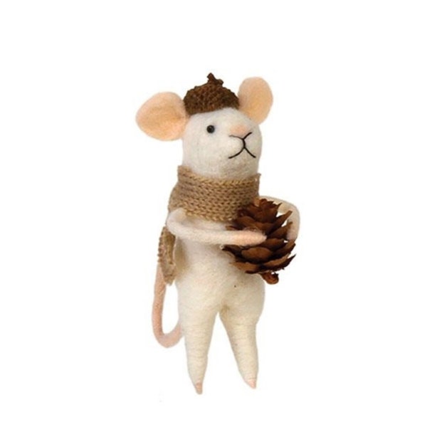 Felt Mouse Ornament Etsy