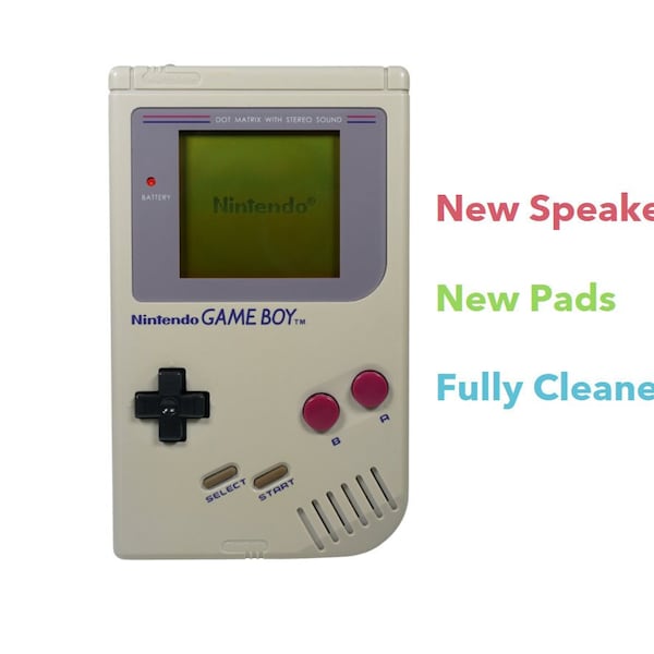 Refurbished | NEW Speaker | New Pads | Nintendo Gameboy Classic Konsole | DMG-01 | Neue Displayscheibe | Getestet