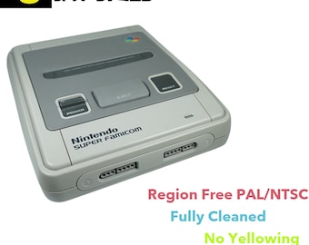 Bleached | Super Nintendo | SNES | Super Famicom | SFC Konsole | Region Free Mod | No Yellowing