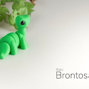 Articulated Baby Brontosaurus - 4 in