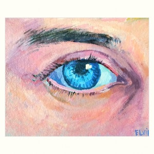 Hand Painted Louis Vuitton Evil Eye Artwork