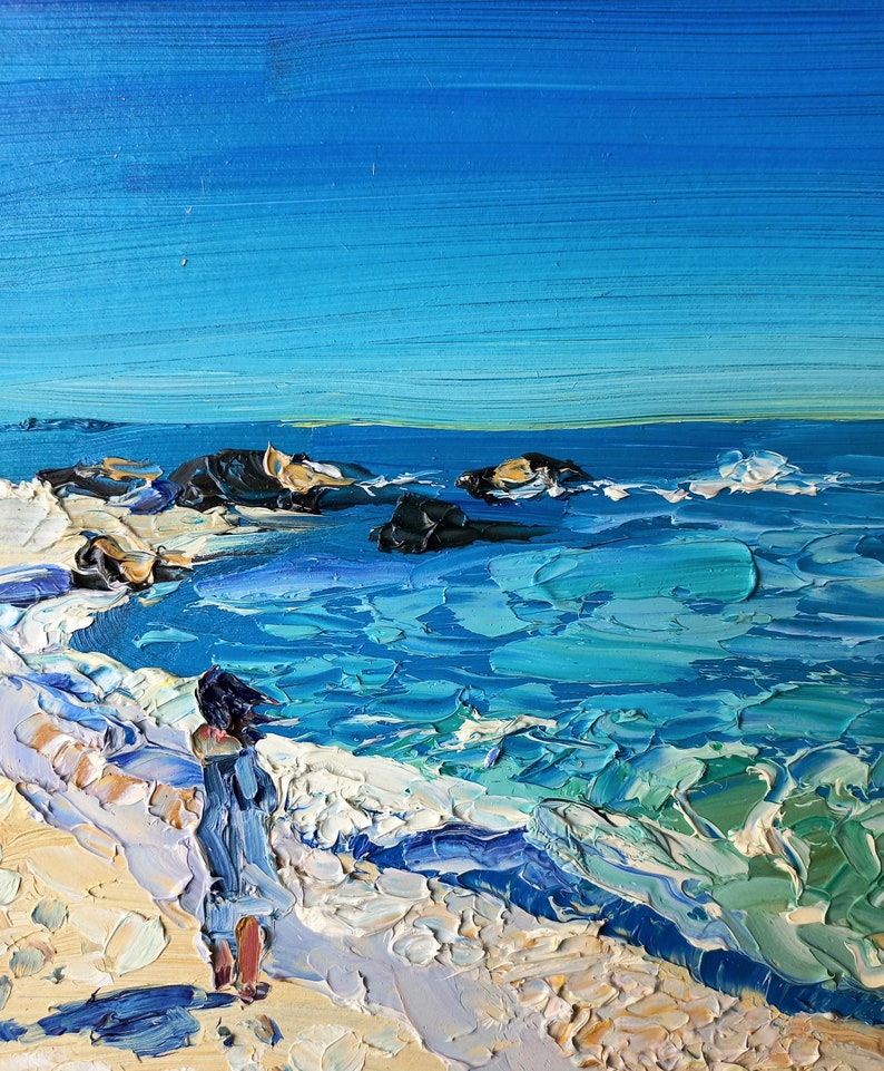 Destin Painting Florida Ar Toriginal Art Beach Wall Art 8/8 Etsy