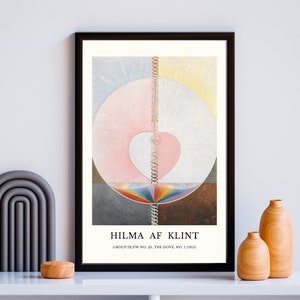 Hilma Af Klint Print, Printable Wall Abstract Art, Drawings Poster, Digital Download, Colorful Eclectic Decor, Hilma Af Klint Arts Download