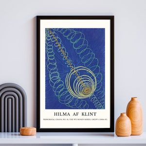 Hilma Af Klint Print, Printable Wall Abstract Art, Drawings Poster, Digital Download, Colorful Eclectic Decor, Hilma Af Klint Arts Download