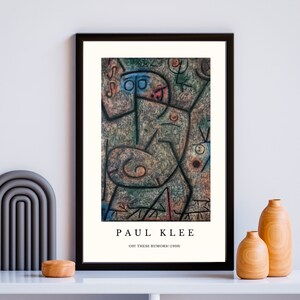 Paul Klee Print, Printable Wall Art, Vintage Poster, Digital Download, Fine Art Print, Eclectic Gallery Art, Eclectic Paul Klee Poster