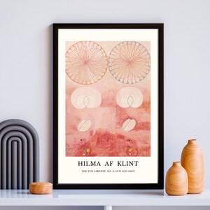 Hilma Af Klint Print, Printable Wall Abstract Art, Drawings Poster, Digital Download, Colorful Eclectic Decor, Hilma Af Klint Arts Download