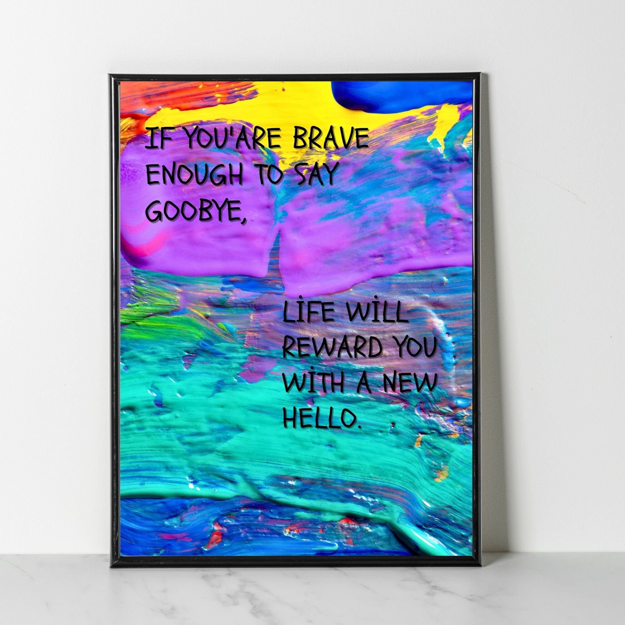 Motivational Wall Art Printables Digital Download Positive - Etsy