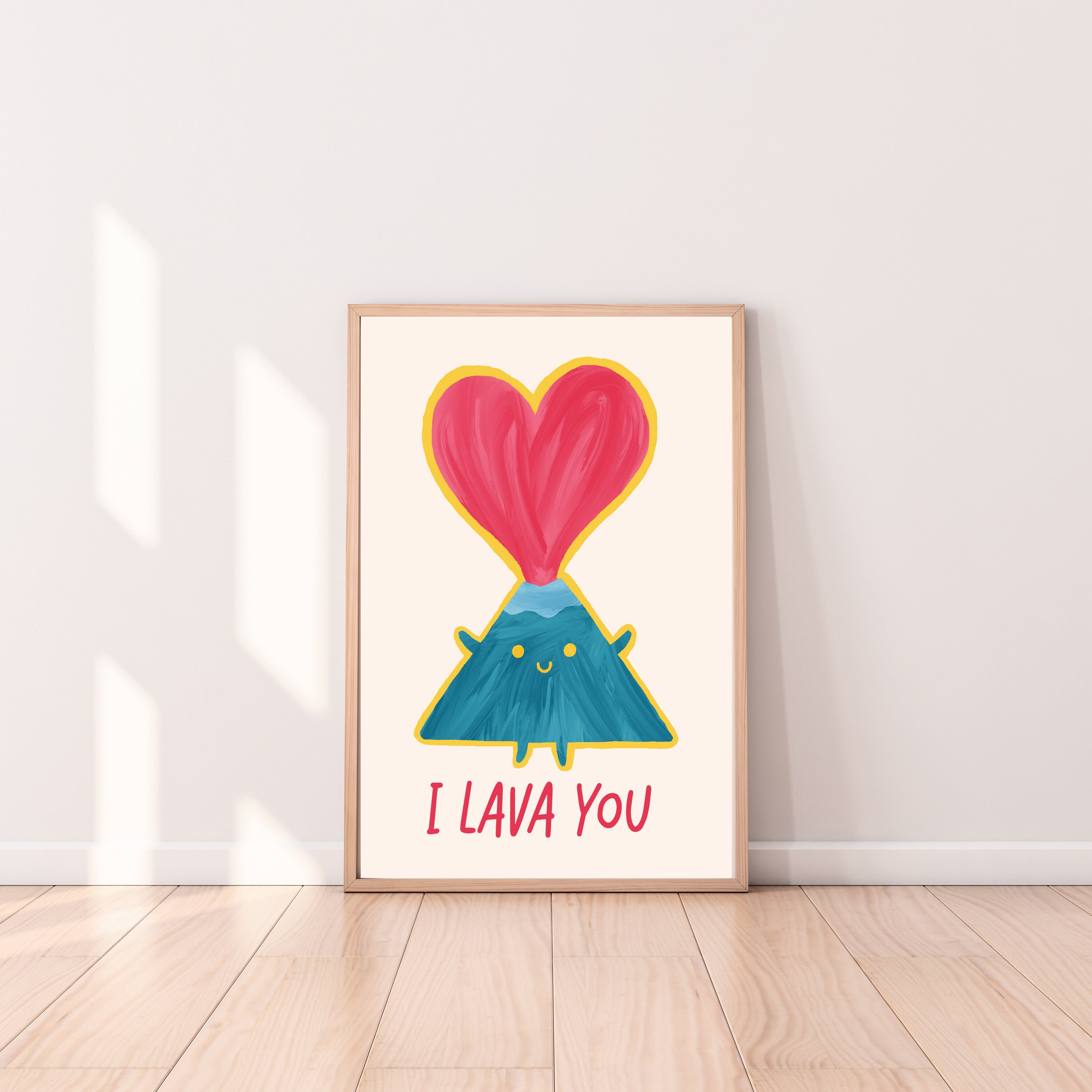 Motivational Wall Decor, I Love You Poster, Printable Wall Art, Pastel ...