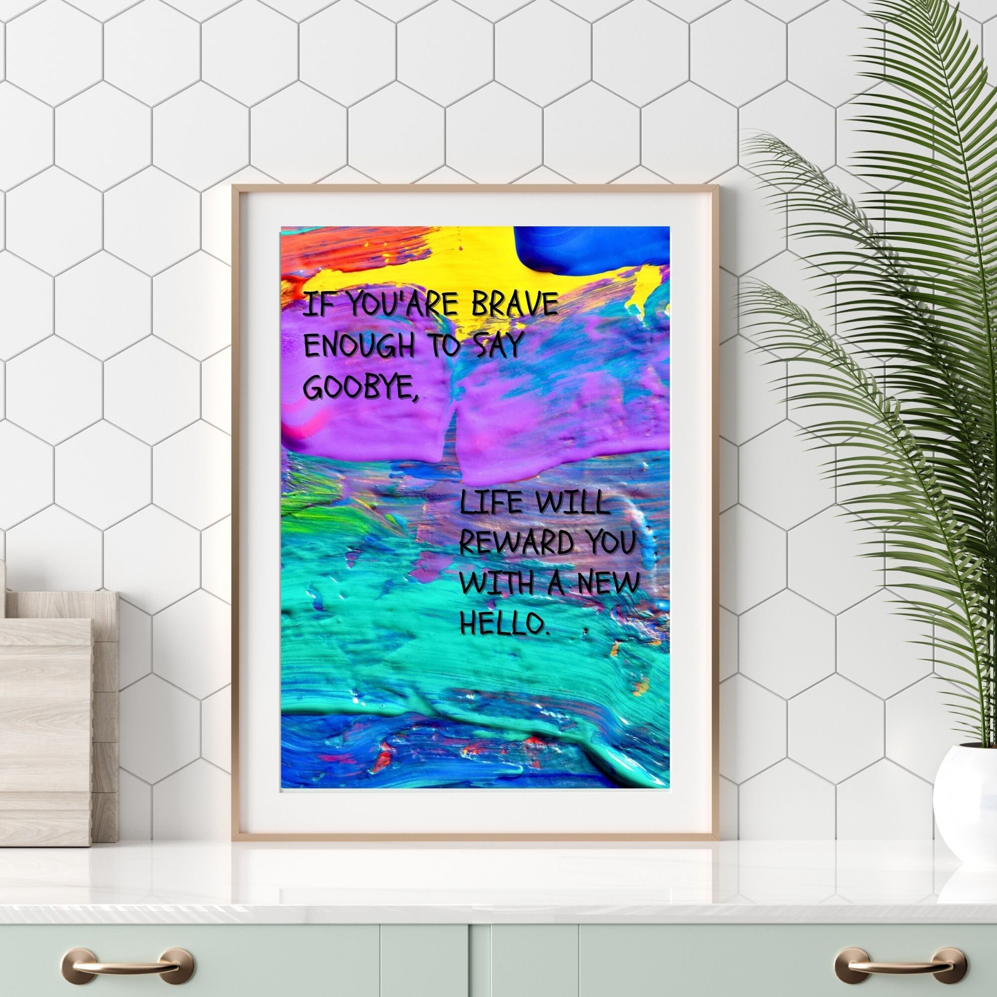 Motivational Wall Art Printables Digital Download Positive - Etsy