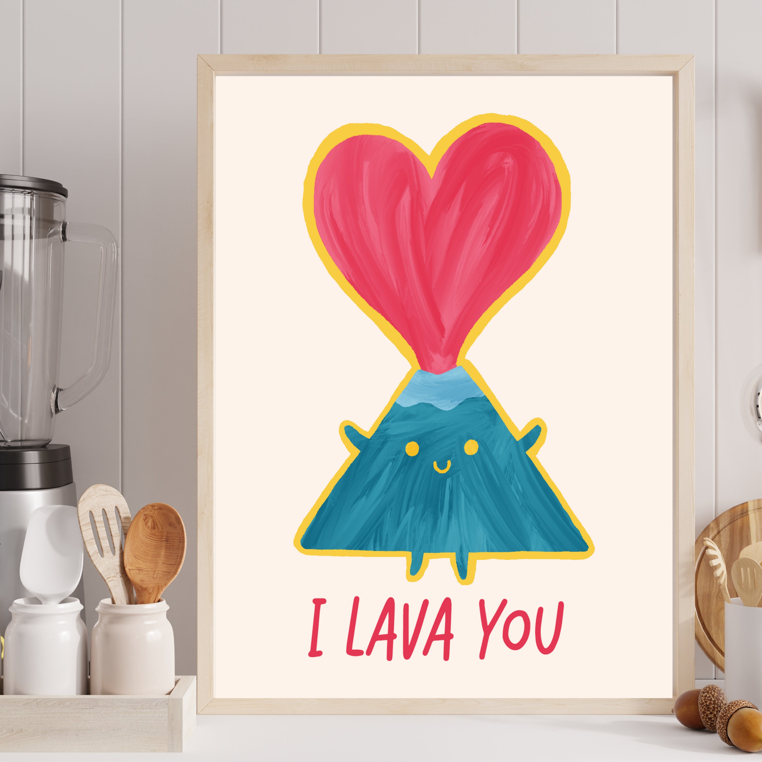Motivational Wall Decor, I Love You Poster, Printable Wall Art, Pastel ...