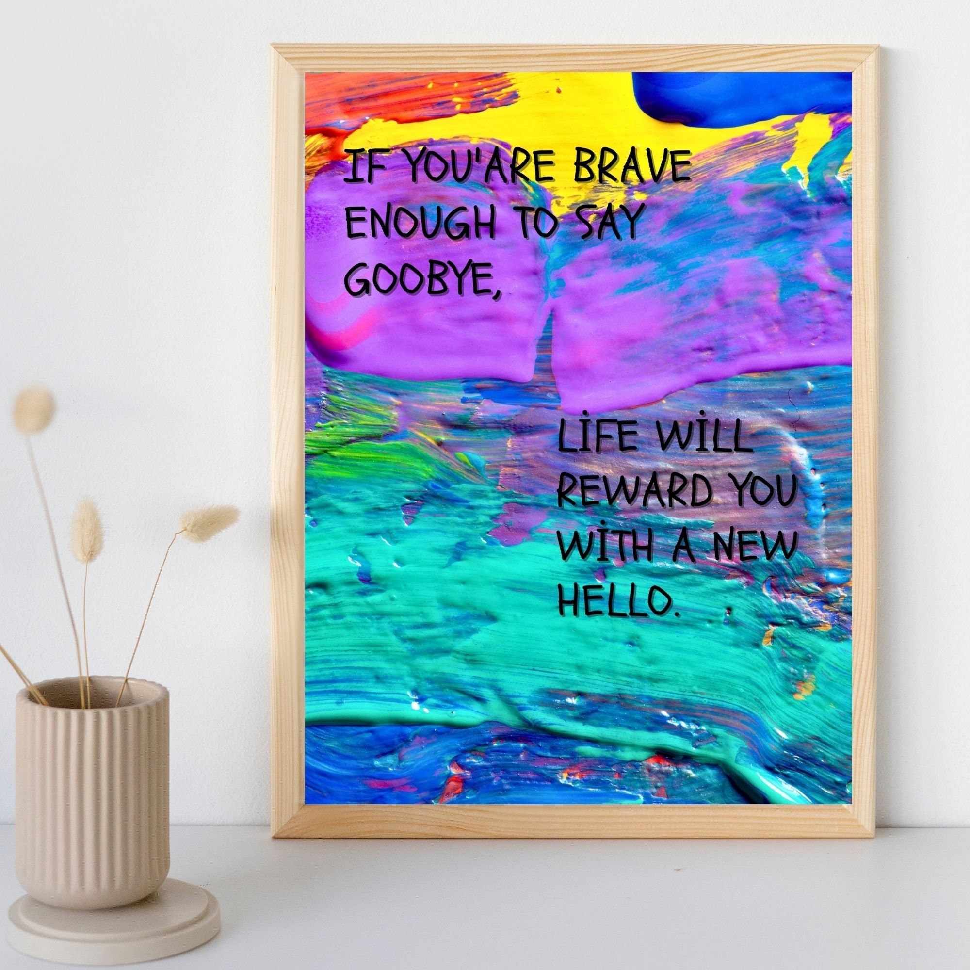 Motivational Wall Art Printables Digital Download Positive Etsy
