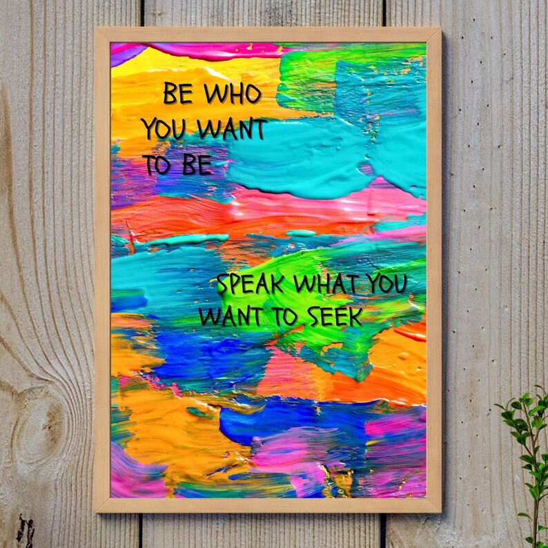 Motivational Wall Art Printables Digital Download Positive - Etsy