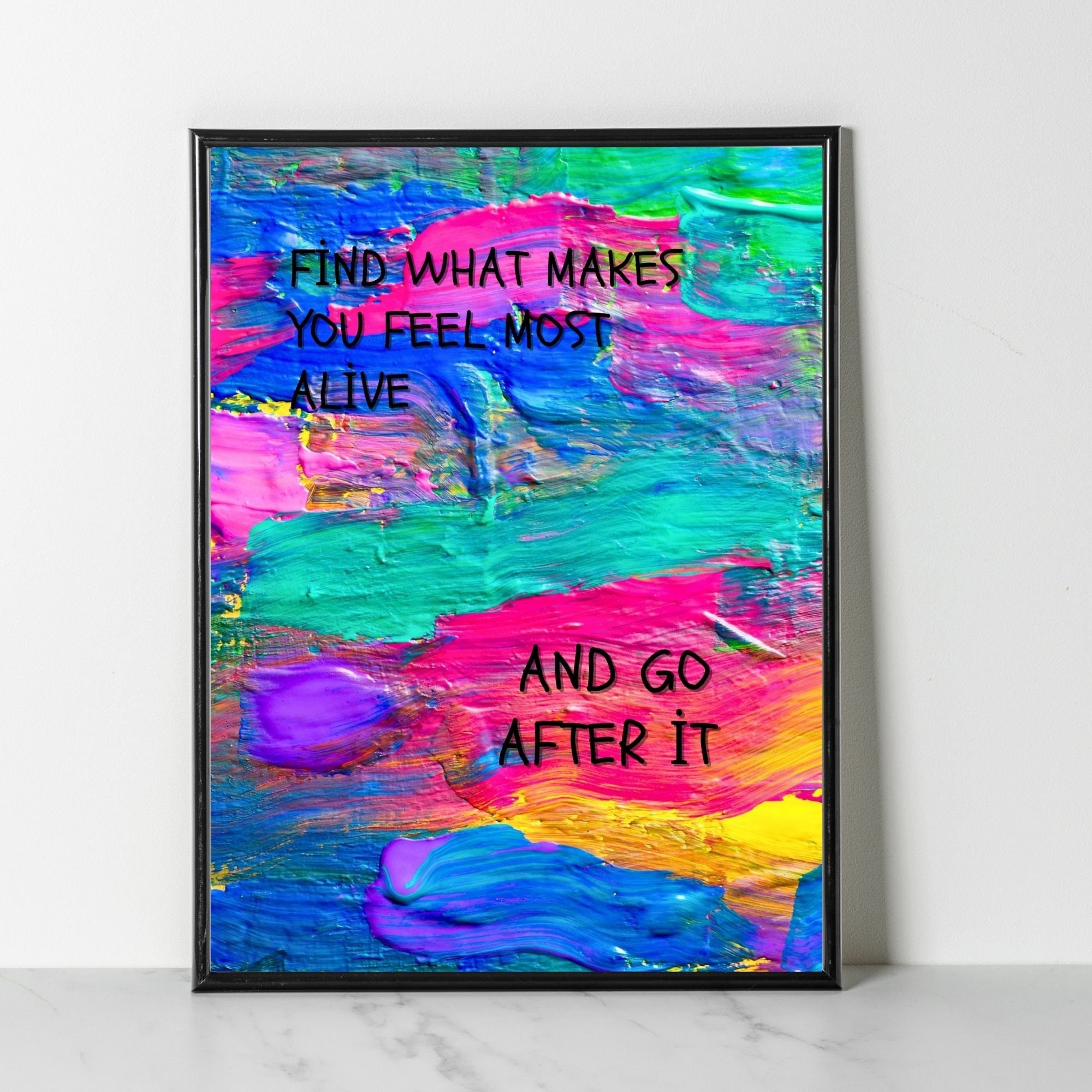 Motivational Wall Decor Inspirational Wall Art Believe in Etsy