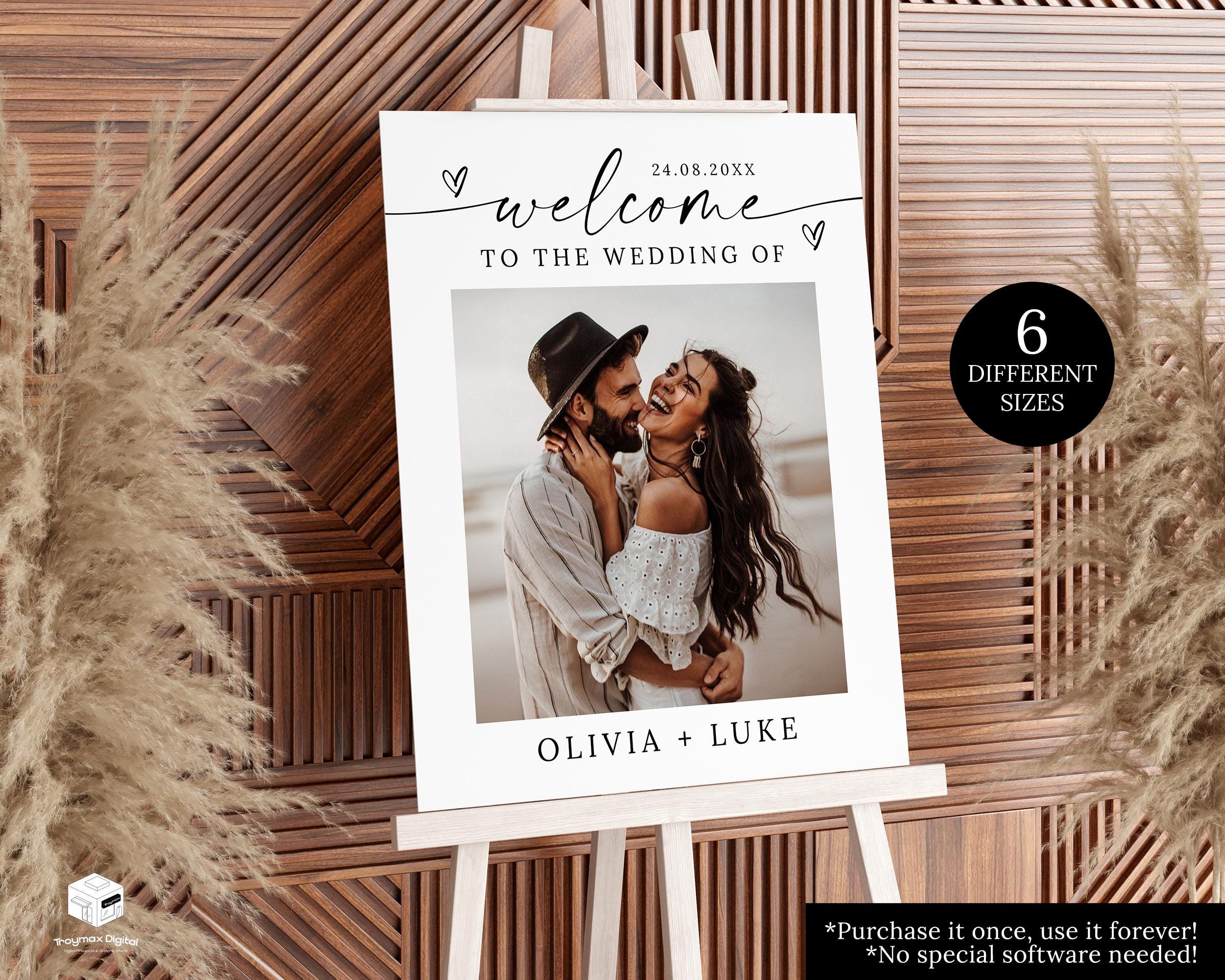 Wedding Welcome Board - Etsy Canada