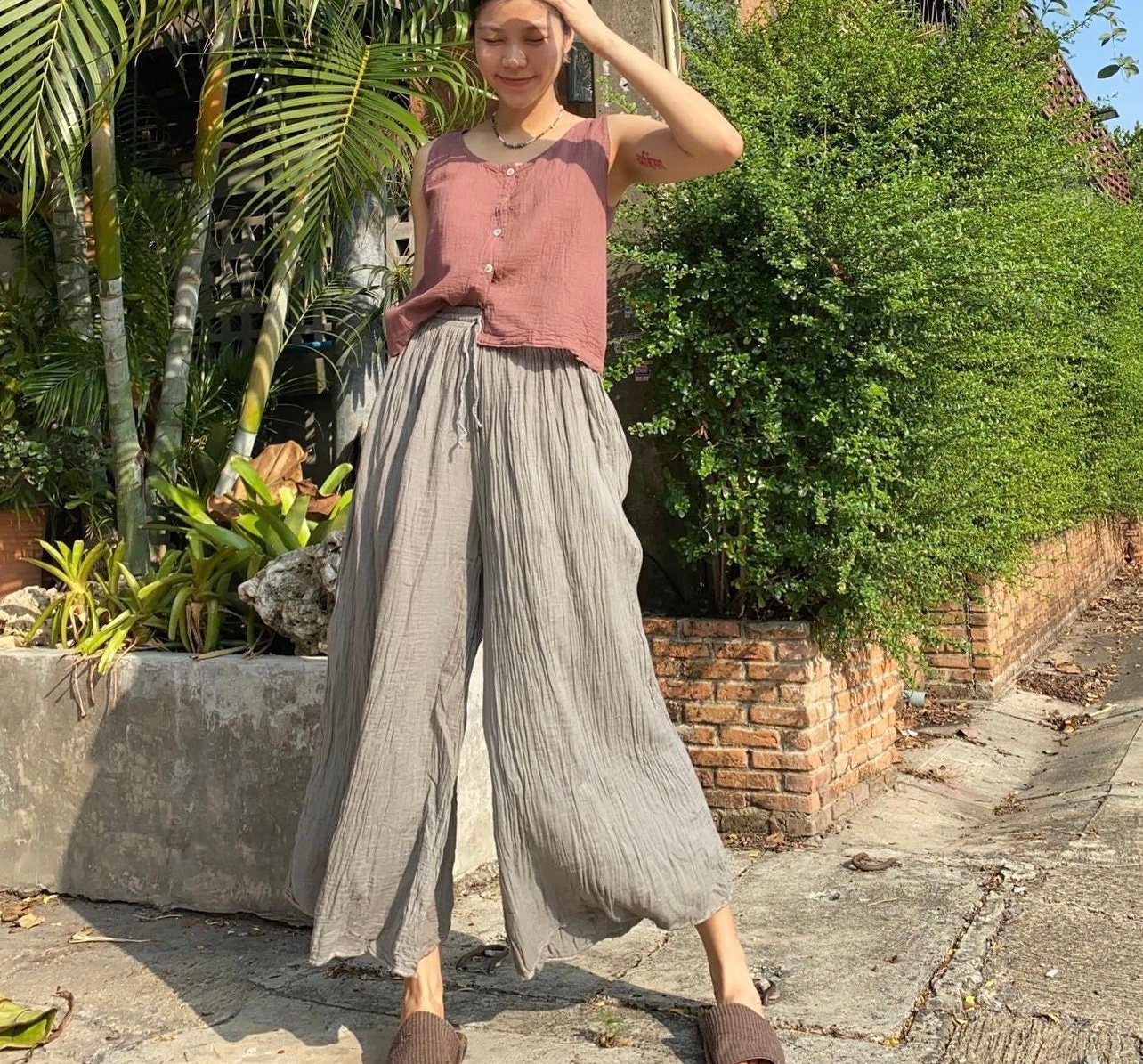Cotton Pants, Flow Pants, Boho Pants, Wide Leg Pants, Yoga Flow Pants