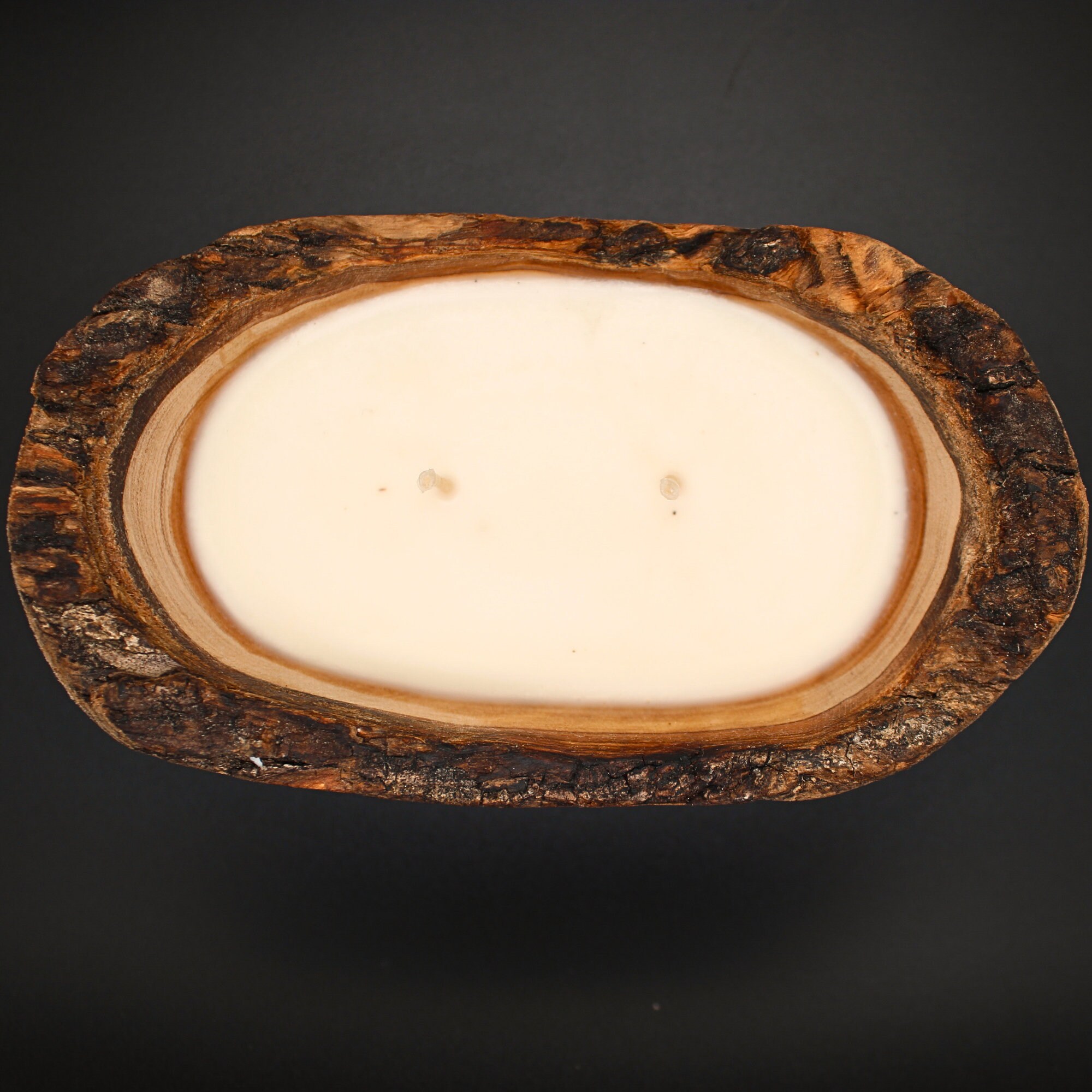 Wanderholz Sojawachs Kerze In Zedernholz - Nachhaltige Vierdochtkerze