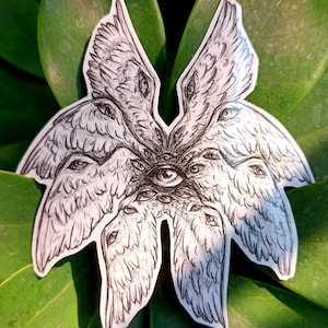 Biblically Accurate Angel Paper Sticker | Seraphim | Read description for more info!