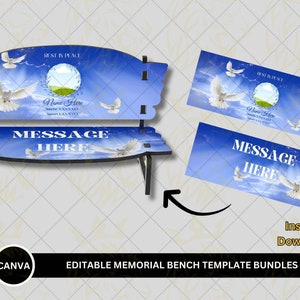 Memorial Bench Template