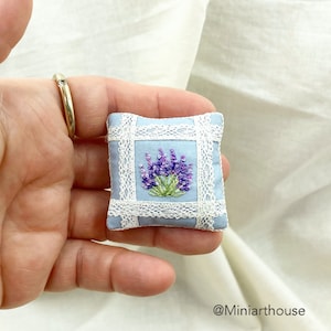 Miniature cushion lavender