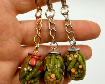 Unique Apple Keychain & Bag Charm