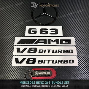 メルセデスベンツ AMG G63 W463 カスタム グロスブラック G63 バッジパッケージ メルセデス Gクラス W463 限定パック AMG エンブレム V8 ビターボ G ワゴン