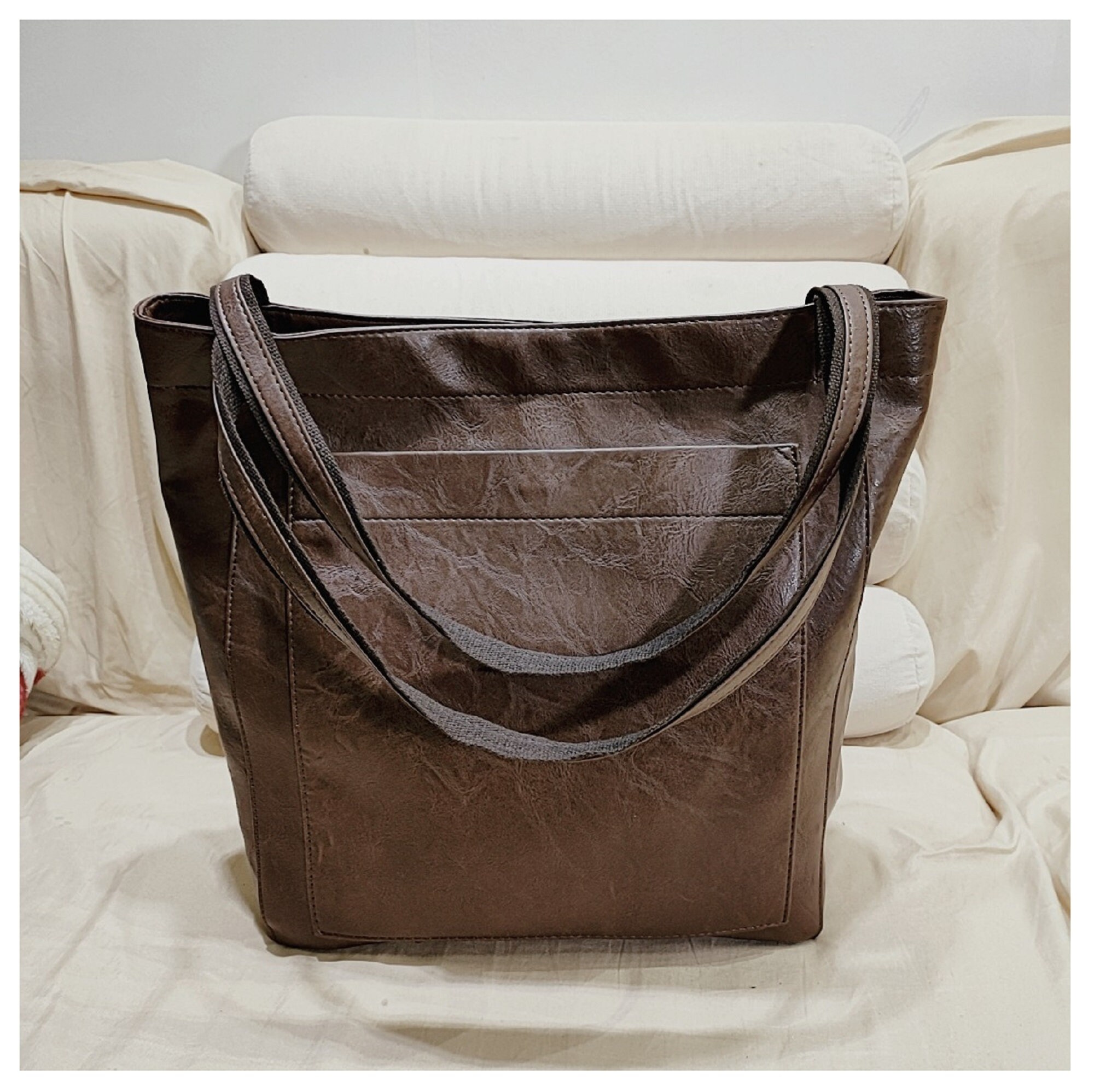 Large Size Shoulder Bags Soft PU Leather Bag tote Bag With Etsy Australia