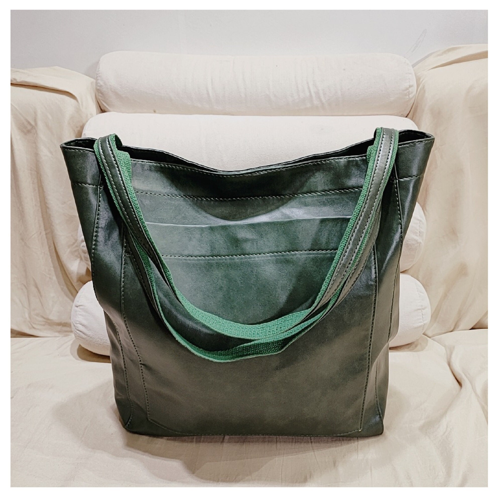 Large Size Shoulder Bags Soft PU Leather Bag tote Bag With Etsy Australia