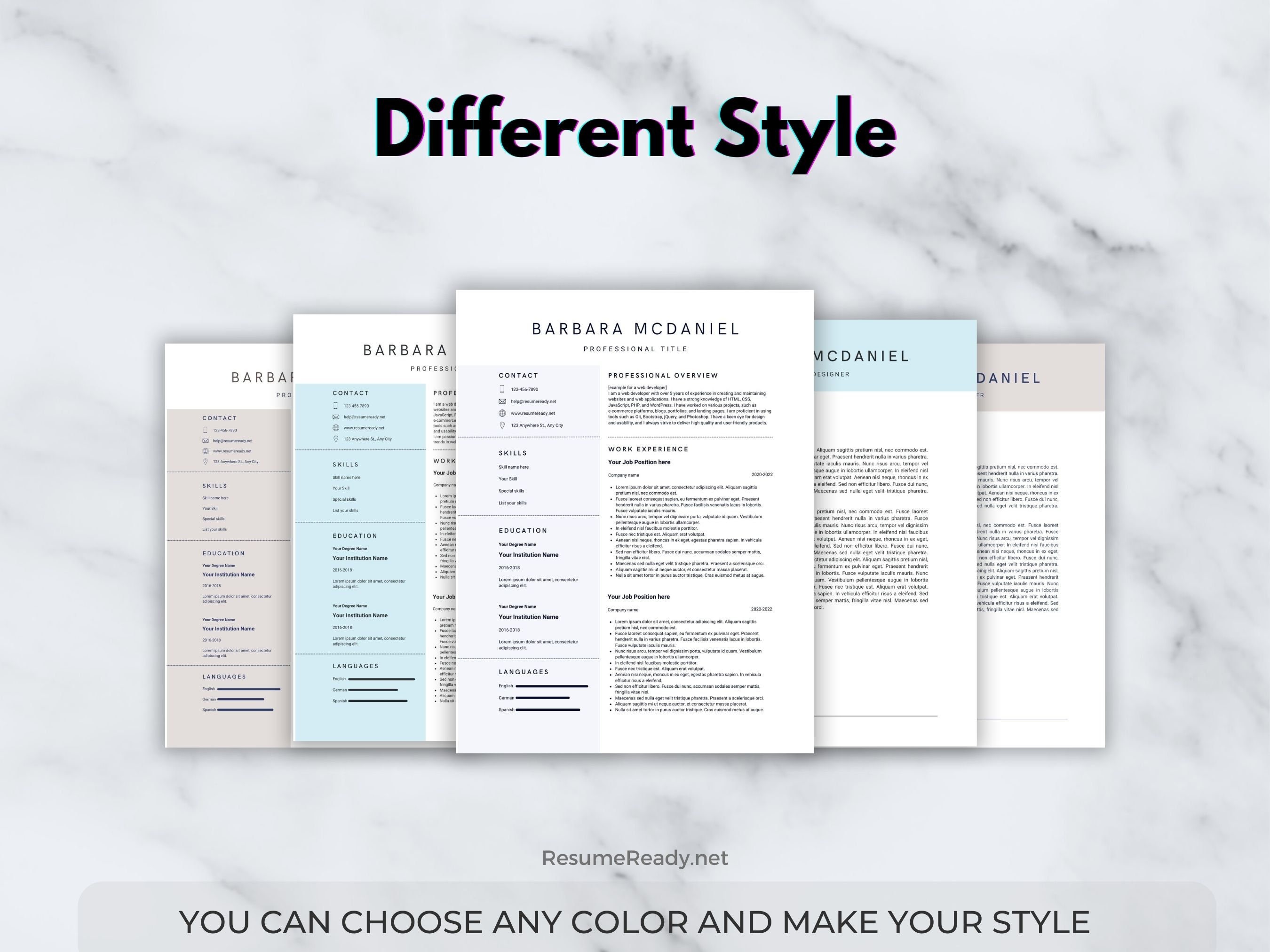 Perfect Resume Template Professional - Il Fullxfull.5206436806 F1pi 