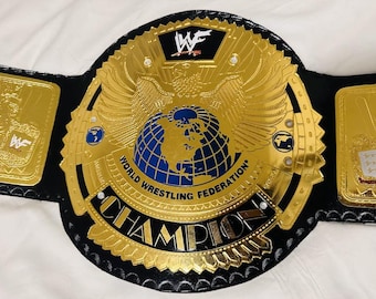 Attitude Era Big Eagle Championship Belt, Brass Replica, Adult Size