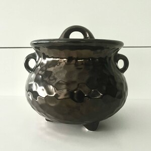 McCoy Hammered Bronze Bean Pot or Cookie Jar