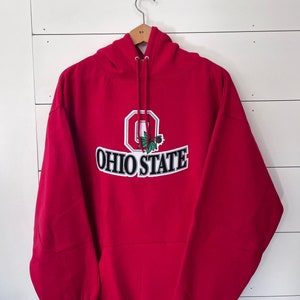 90s Ohio State Buckeyes Hoodie Sweatshirt Size XL